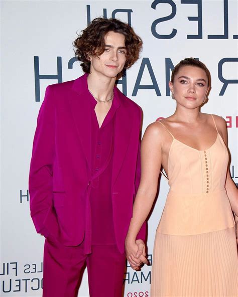 florence pugh and timothee ch